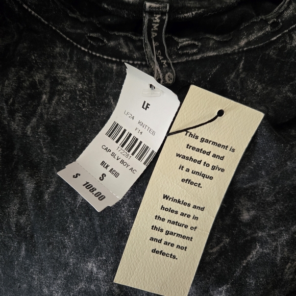 LF Emma & Sam Acid Wash Distressed Tee - Picture 4 of 7